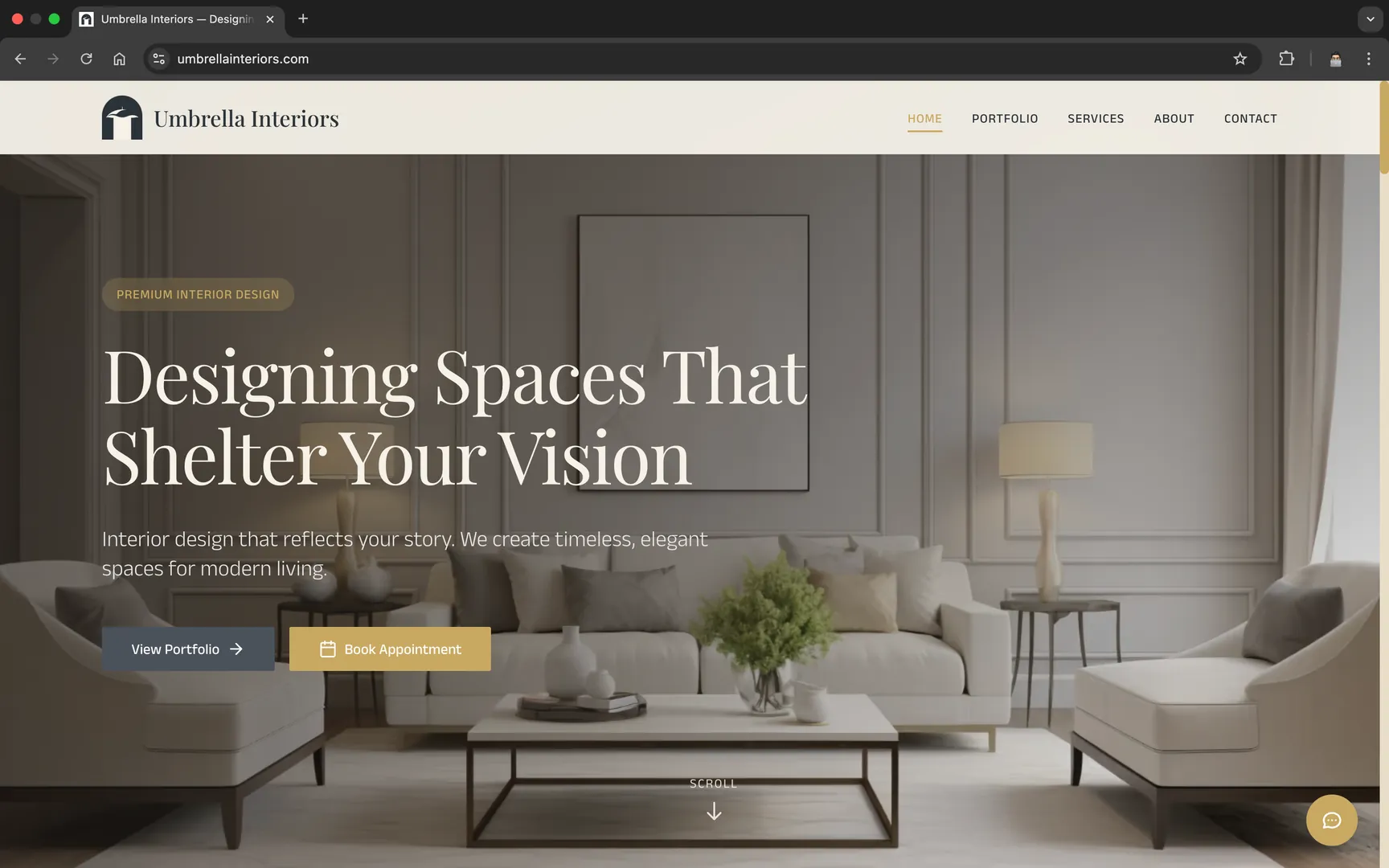 Umbrella Interiors Hero