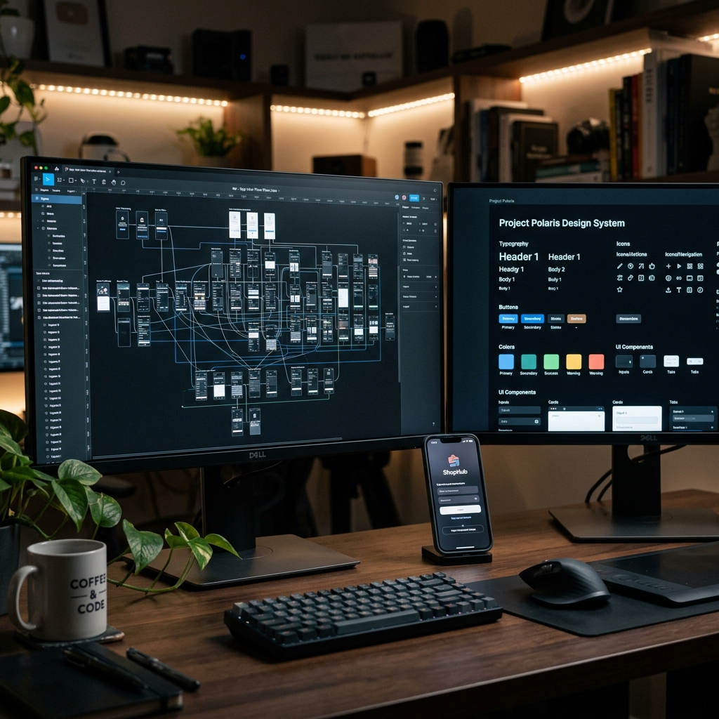 App Design System and User Flow
